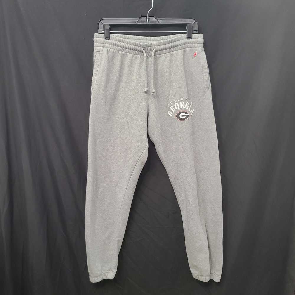 League Gerogia Bulldogs Medium Gray Jogger Sweat Pants